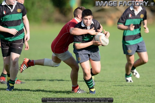 2015-05-09 Rugby Lyons Settimo Milanese U16-Rugby Varese 0852 Martino Cagnetti
